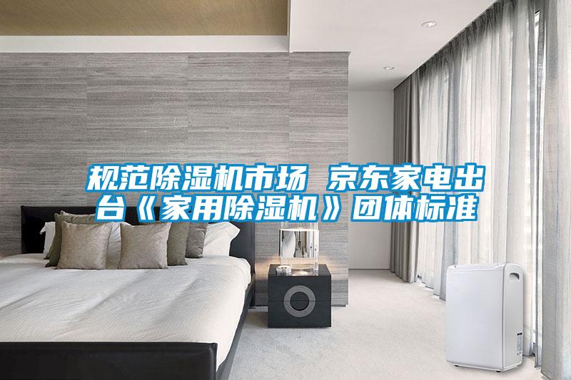规范麻豆视频黄网站市场 京东家电出台《家用麻豆视频黄网站》团体标准