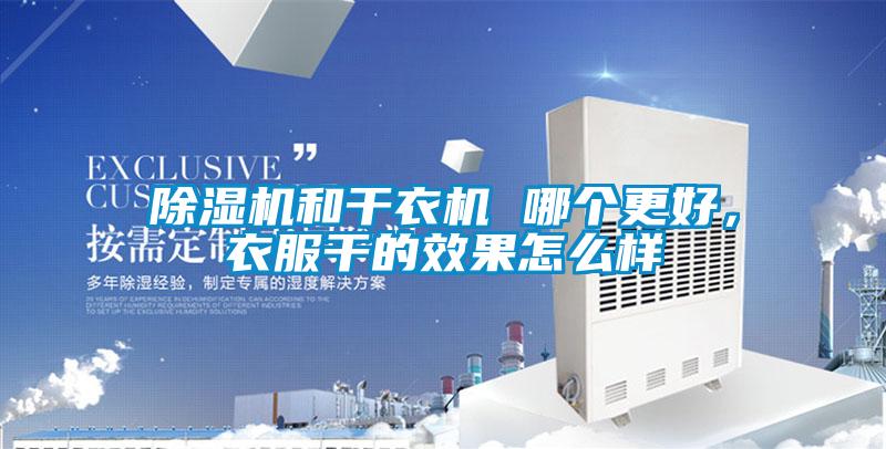 麻豆视频黄网站和干衣机 哪个更好，衣服干的效果怎么样