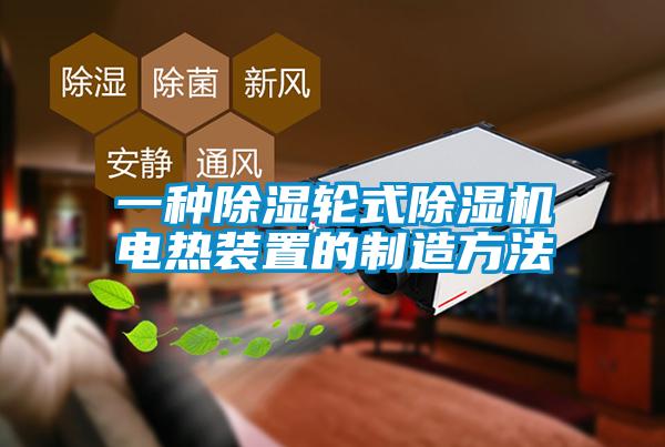 一种除湿轮式麻豆视频黄网站电热装置的制造方法