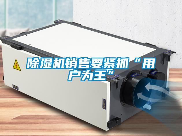 麻豆视频黄网站销售要紧抓“用户为王”
