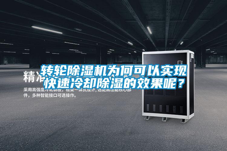 转轮麻豆视频黄网站为何可以实现快速冷却除湿的效果呢？