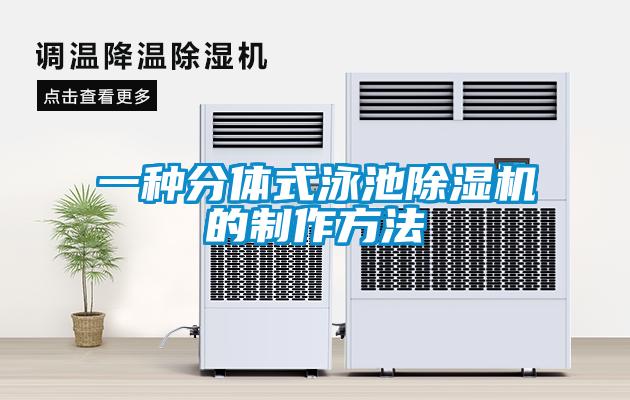 一种分体式泳池麻豆视频黄网站的制作方法