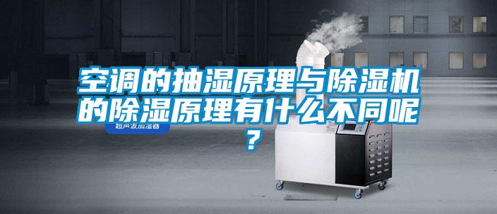 空调的抽湿原理与麻豆视频黄网站的除湿原理有什么不同呢？