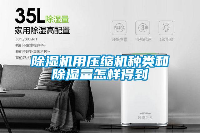麻豆视频黄网站用压缩机种类和除湿量怎样得到