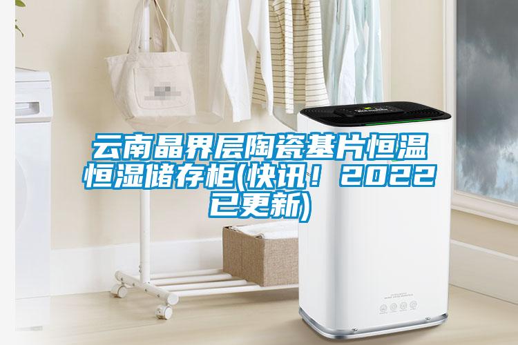 云南晶界层陶瓷基片恒温恒湿储存柜(快讯！2022已更新)
