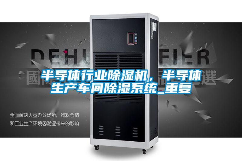 半导体行业麻豆视频黄网站，半导体生产车间除湿系统_重复