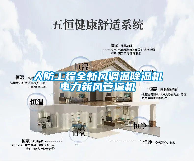 人防工程全新风调温麻豆视频黄网站电力新风管道机