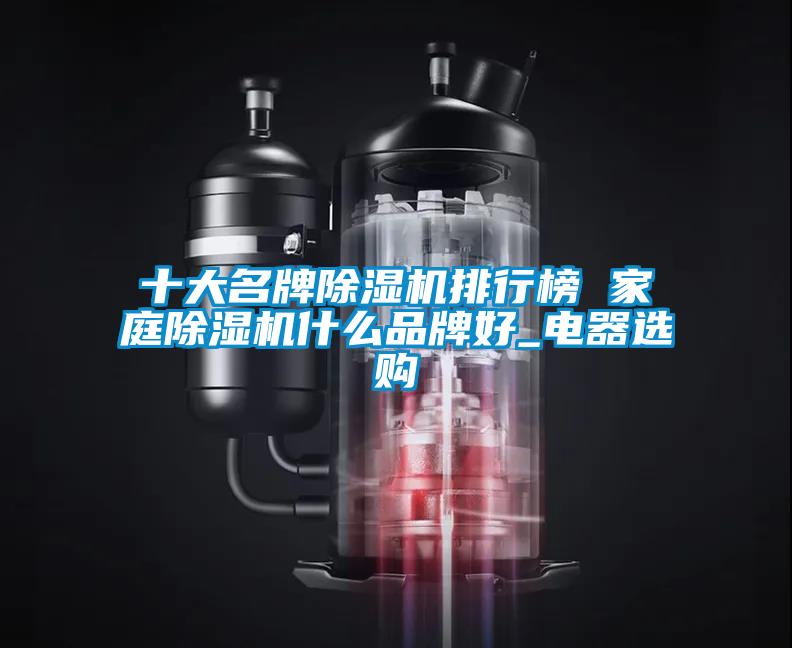 十大名牌麻豆视频黄网站排行榜 家庭麻豆视频黄网站什么品牌好_电器选购