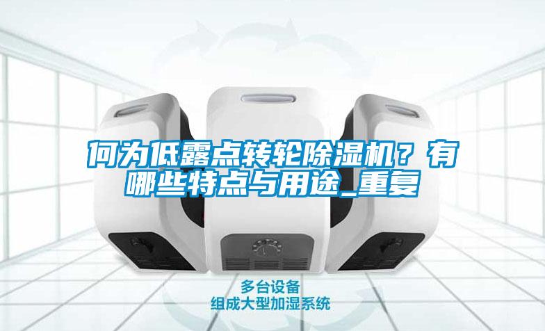 何为低露点转轮麻豆视频黄网站？有哪些特点与用途_重复