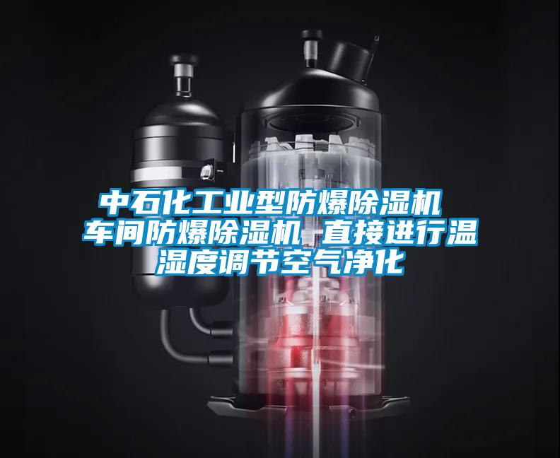 中石化工业型防爆麻豆视频黄网站 车间防爆麻豆视频黄网站 直接进行温湿度调节空气净化