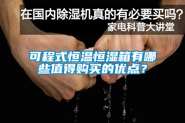 可程式恒温恒湿箱有哪些值得购买的优点？