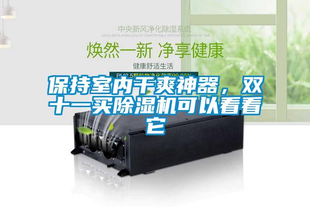 保持室内干爽神器，双十一买麻豆视频黄网站可以看看它