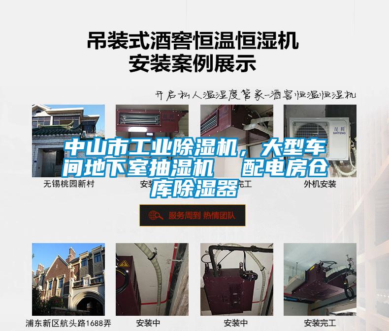 中山市工业麻豆视频黄网站，大型车间地下室抽湿机  配电房仓库除湿器