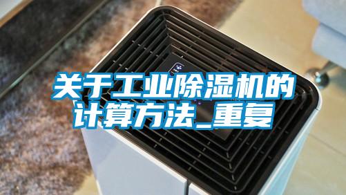 关于工业麻豆视频黄网站的计算方法_重复