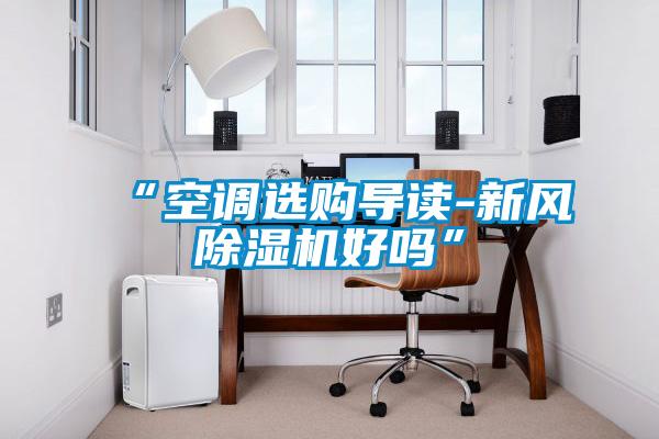 “空调选购导读-新风麻豆视频黄网站好吗”