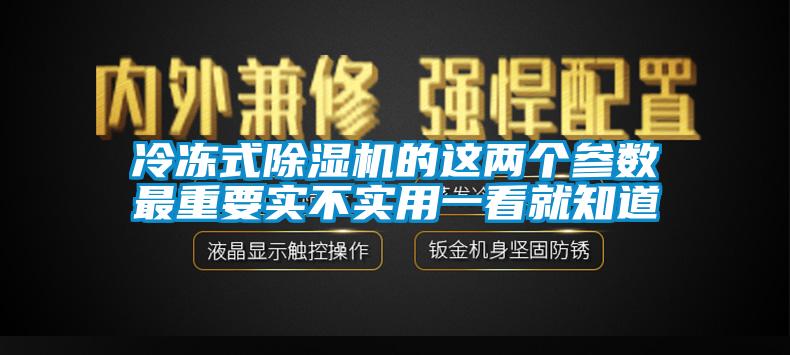冷冻式麻豆视频黄网站的这两个参数最重要实不实用一看就知道