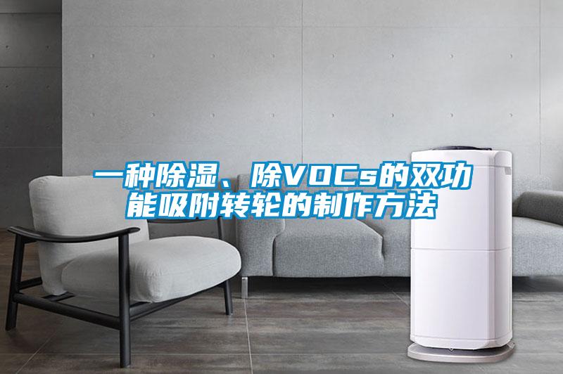 一种除湿、除VOCs的双功能吸附转轮的制作方法