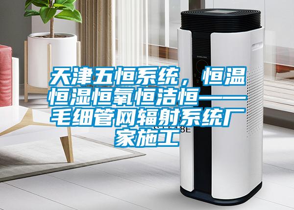 天津五恒系统，恒温恒湿恒氧恒洁恒——毛细管网辐射系统厂家施工