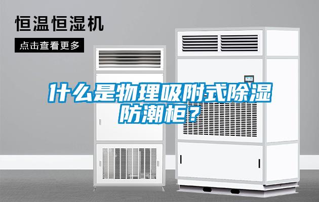 什么是物理吸附式除湿防潮柜？