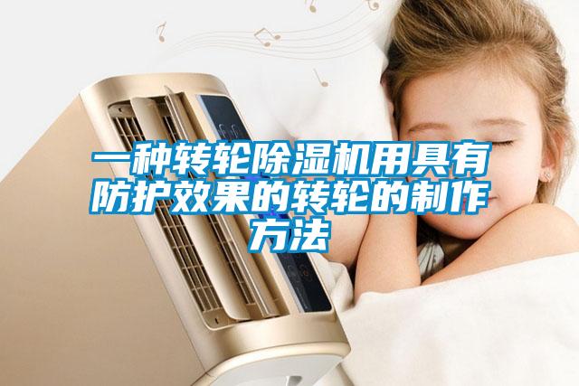 一种转轮麻豆视频黄网站用具有防护效果的转轮的制作方法