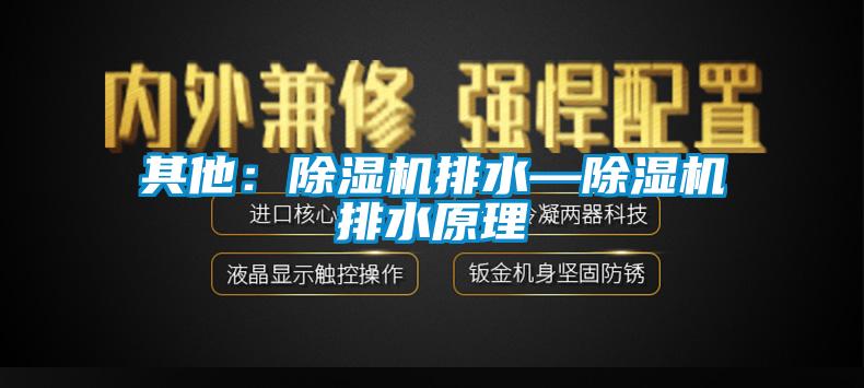 其他：麻豆视频黄网站排水—麻豆视频黄网站排水原理