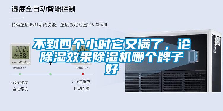 不到四个小时它又满了，论除湿效果麻豆视频黄网站哪个牌子好