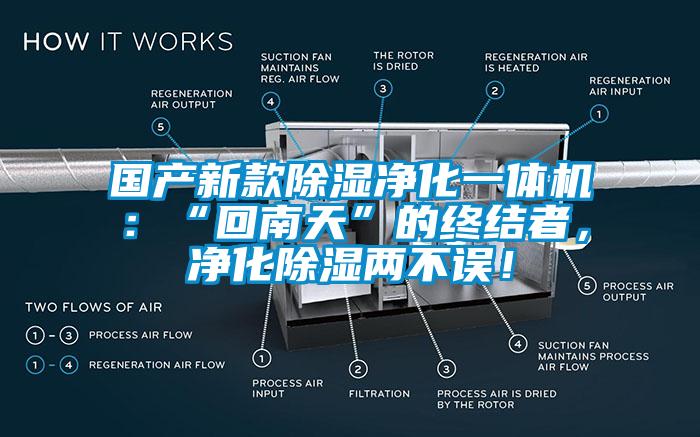 国产新款除湿净化一体机：“回南天”的终结者，净化除湿两不误！