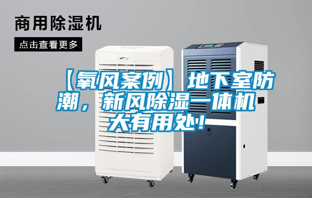 【氧风案例】地下室防潮，新风除湿一体机大有用处！