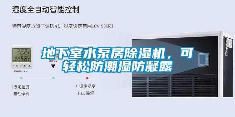地下室水泵房麻豆视频黄网站，可轻松防潮湿防凝露