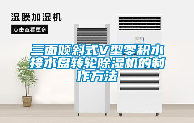 三面倾斜式V型零积水接水盘转轮麻豆视频黄网站的制作方法
