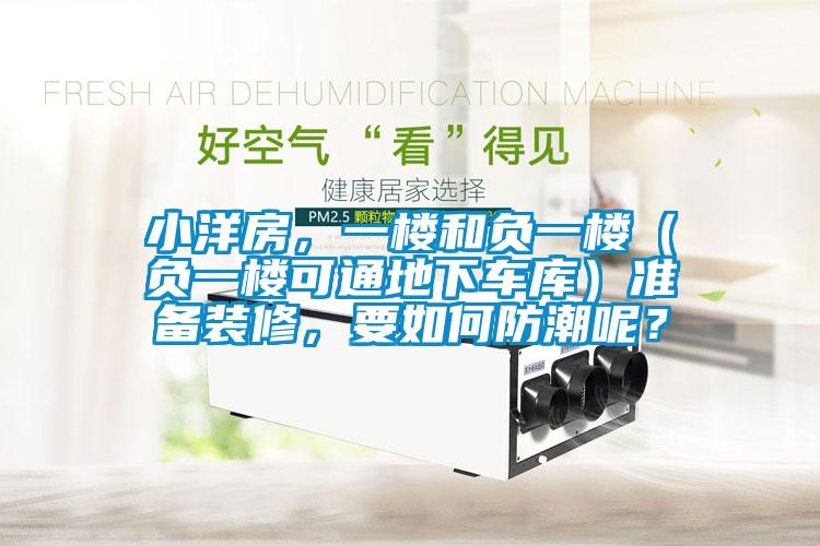 小洋房，一楼和负一楼（负一楼可通地下车库）准备装修，要如何防潮呢？