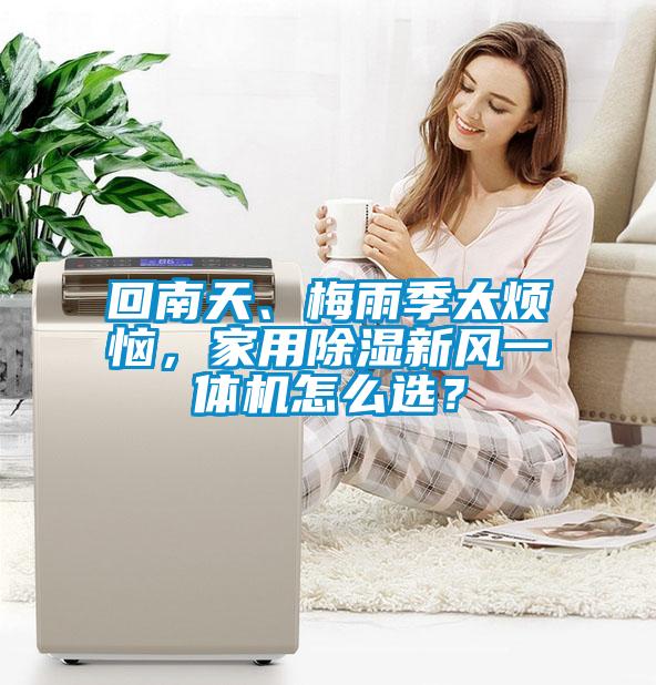 回南天、梅雨季太烦恼，家用除湿新风一体机怎么选？