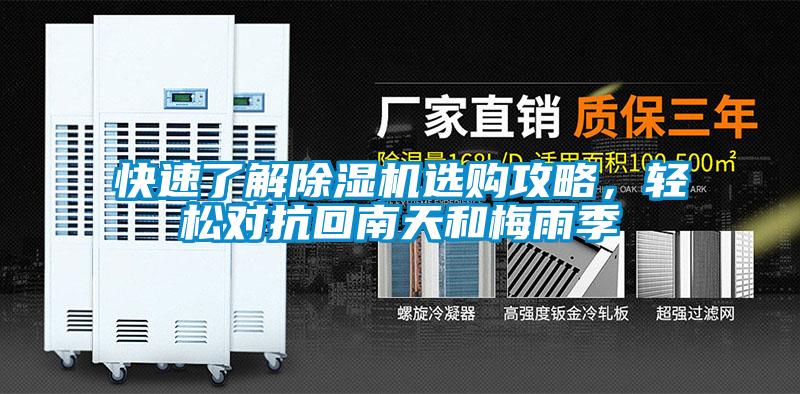快速了解麻豆视频黄网站选购攻略，轻松对抗回南天和梅雨季