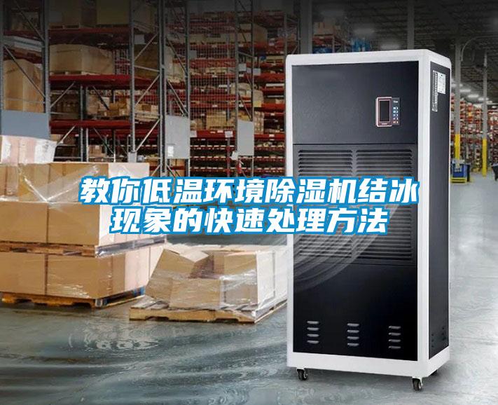 教你低温环境麻豆视频黄网站结冰现象的快速处理方法