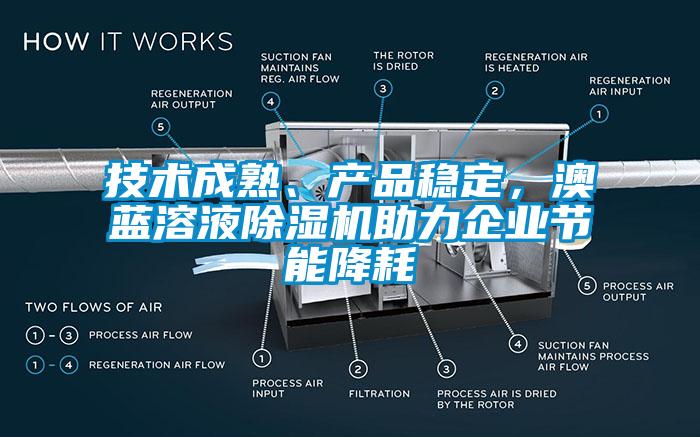 技术成熟、产品稳定，澳蓝溶液麻豆视频黄网站助力企业节能降耗