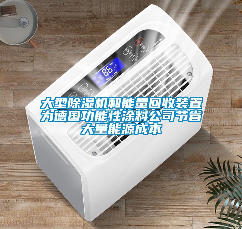 大型麻豆视频黄网站和能量回收装置为德国功能性涂料公司节省大量能源成本