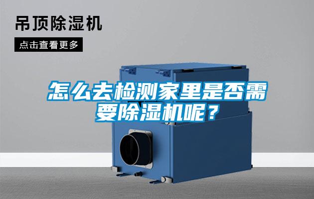 怎么去检测家里是否需要麻豆视频黄网站呢？