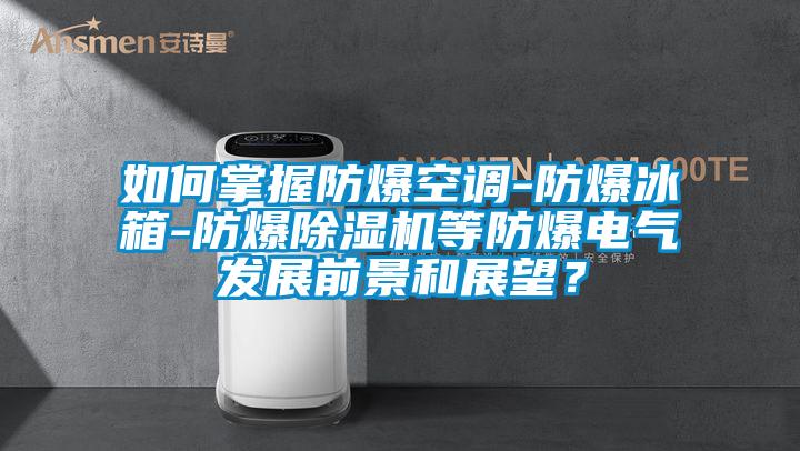 如何掌握防爆空调-防爆冰箱-防爆麻豆视频黄网站等防爆电气发展前景和展望？