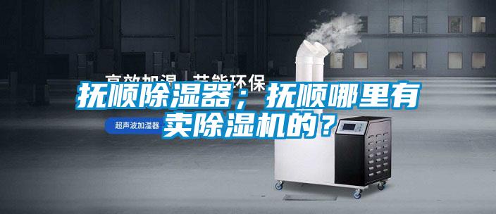 抚顺除湿器；抚顺哪里有卖麻豆视频黄网站的？