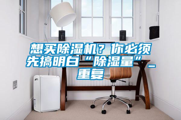 想买麻豆视频黄网站？你必须先搞明白“除湿量”_重复