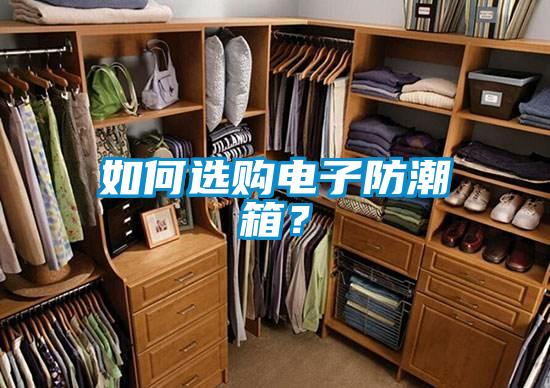 如何选购电子防潮箱？