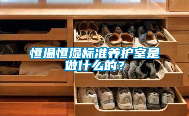 恒温恒湿标准养护室是做什么的？