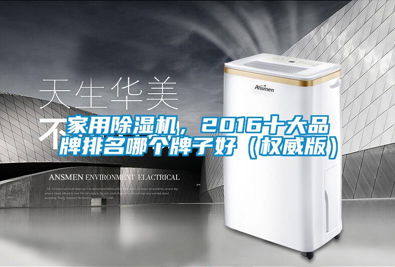 家用麻豆视频黄网站，2016十大品牌排名哪个牌子好（权威版）