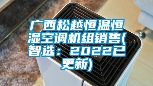 广西松越恒温恒湿空调机组销售(智选：2022已更新)