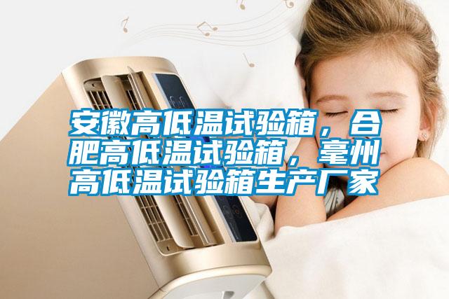 安徽高低温试验箱，合肥高低温试验箱，毫州高低温试验箱生产厂家