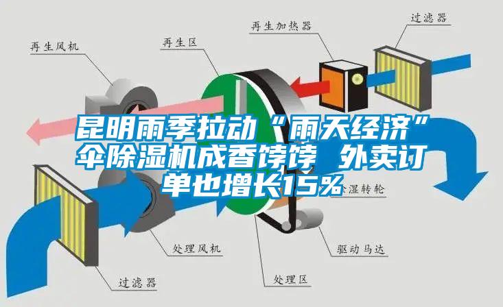 昆明雨季拉动“雨天经济”伞麻豆视频黄网站成香饽饽 外卖订单也增长15%