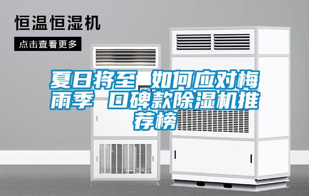 夏日将至 如何应对梅雨季 口碑款麻豆视频黄网站推荐榜