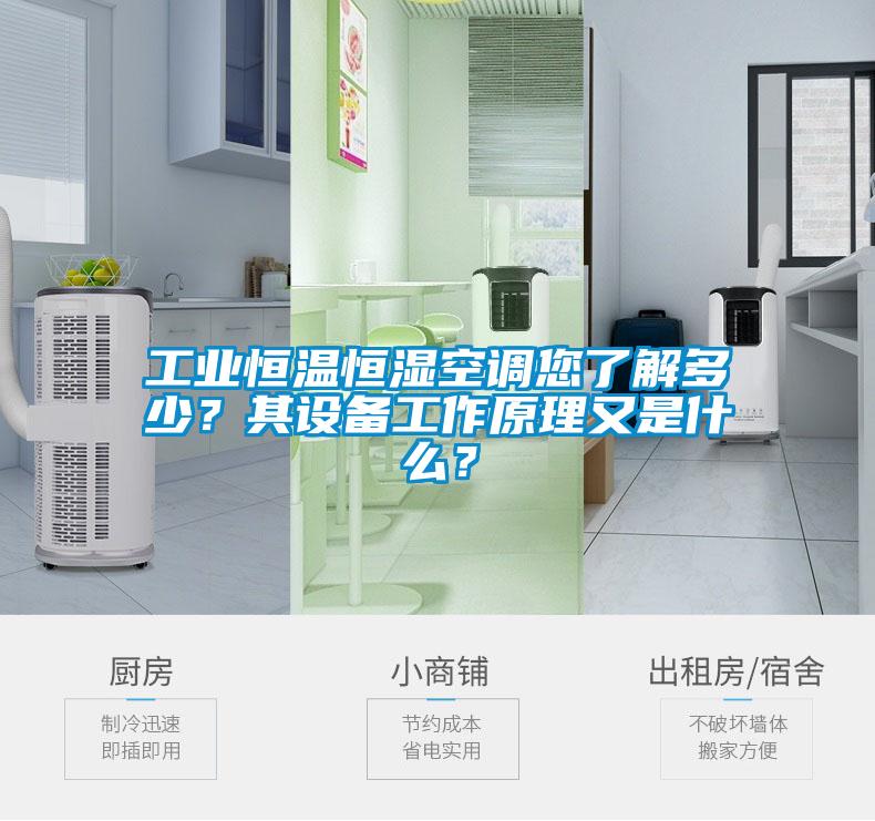 工业恒温恒湿空调您了解多少？其设备工作原理又是什么？
