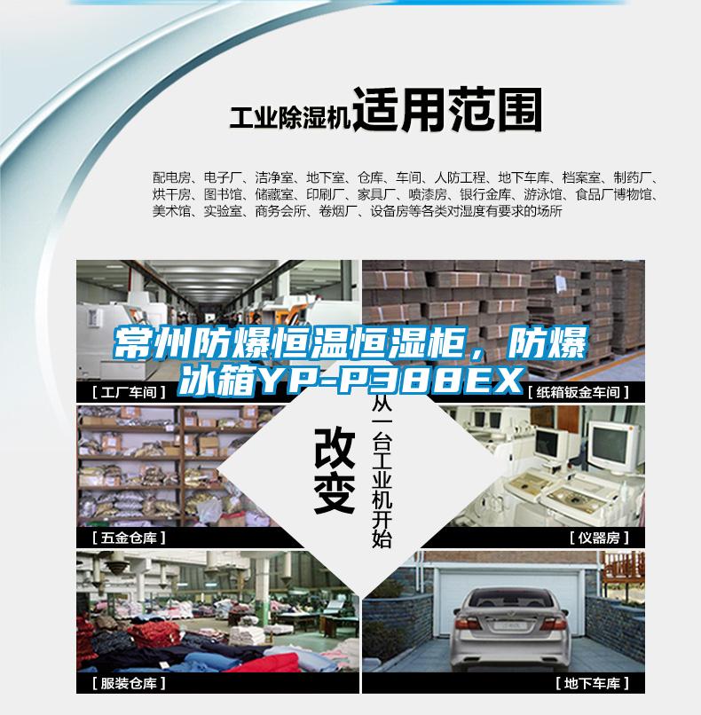 常州防爆恒温恒湿柜，防爆冰箱YP-P388EX