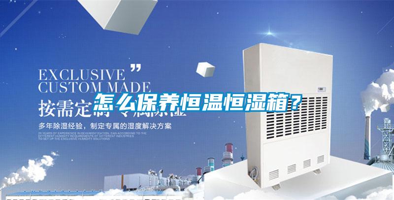 怎么保养恒温恒湿箱？
